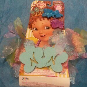 FANCY NANCY GIRLS BLUE BOA  3+ includes 2 bows